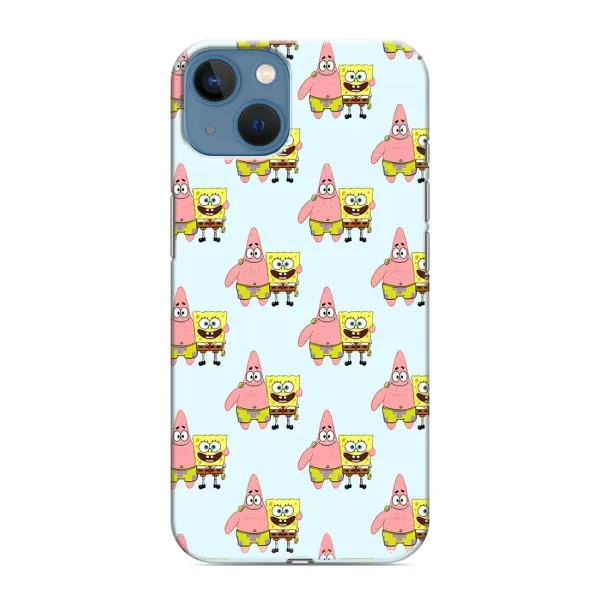 Чохол з малюнком «Боб і Патрік» для iPhone 13 Mini