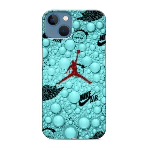 Силиконовый Чехол Nike Air Jordan на Айфон 13 Мини (Джордан Найк)