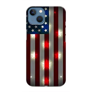 Чехол Флаг USA для iPhone 13 Mini (Флаг США 2)