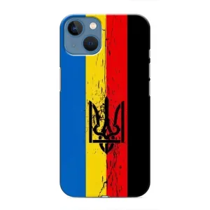 Чехлы УПА (Красно-Чёрный) на iPhone 13 Mini (Флаг УПА)