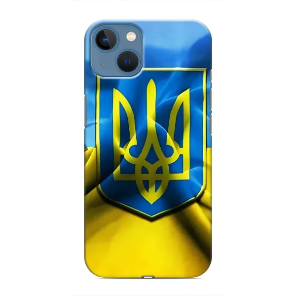 Чехол с рисунком «Герб и Флаг Украины» для iPhone 13 Mini Чехол с рисунком «Герб и Флаг Украины» для iPhone 13 Mini