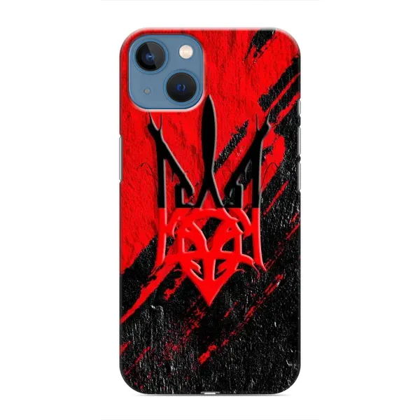 Чехол с рисунком «Герб в цвете УПА» для iPhone 13 Mini
