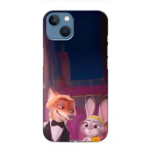 Силиконовый чехол с принтом Зоотрополіс для iPhone 13 Mini (Главные герои)