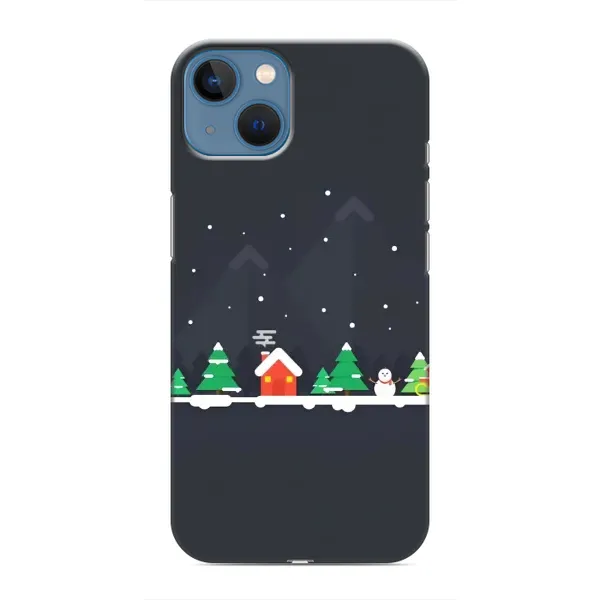 Чехол с рисунком «Город зимний» для iPhone 13 Mini Чехол с рисунком «Город зимний» для iPhone 13 Mini