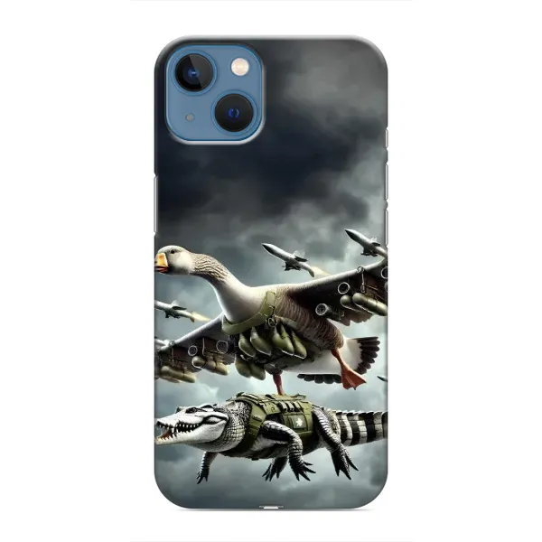 Чехол с рисунком «Гусини и крокодило» для iPhone 13 Mini Чехол с рисунком «Гусини и крокодило» для iPhone 13 Mini