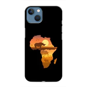 Летний Чехол на iPhone 13 Mini (Карта)