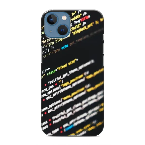 Чехол с рисунком «Код» для iPhone 13 Mini Чехол с рисунком «Код» для iPhone 13 Mini