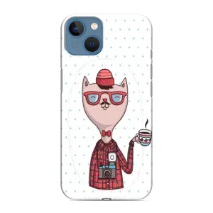 Чехол на тематику: Коты для iPhone 13 Mini (Кот аристократ)