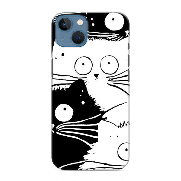 Чехол с рисунком «КОТИКИ» для iPhone 13 Mini Чехол с рисунком «КОТИКИ» для iPhone 13 Mini