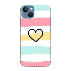 Чехлы с тематикой "Маленькие Сердечки" на iPhone 13 Mini (Красивое сердечко)
