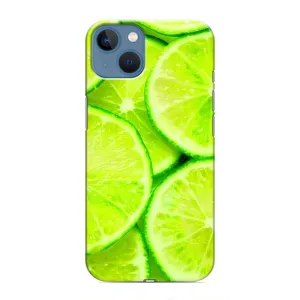 Чохол з зображенням смачної їжі для iPhone 13 Mini (Лайм)