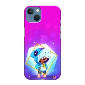 Чохол Бравл Старс для iPhone 13 Mini (Леон у костюмі Акули)