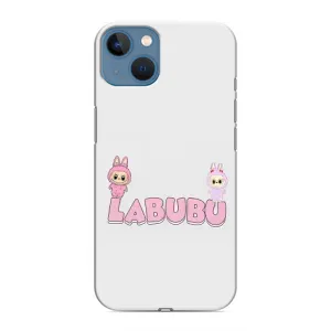Чохол з принтом Лабубу для iPhone 13 Mini (Логотип Лабубу)