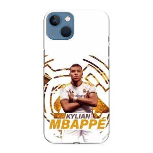 Чехол (TPU) с Футболистом на iPhone 13 Mini (Мбаппе Реал)