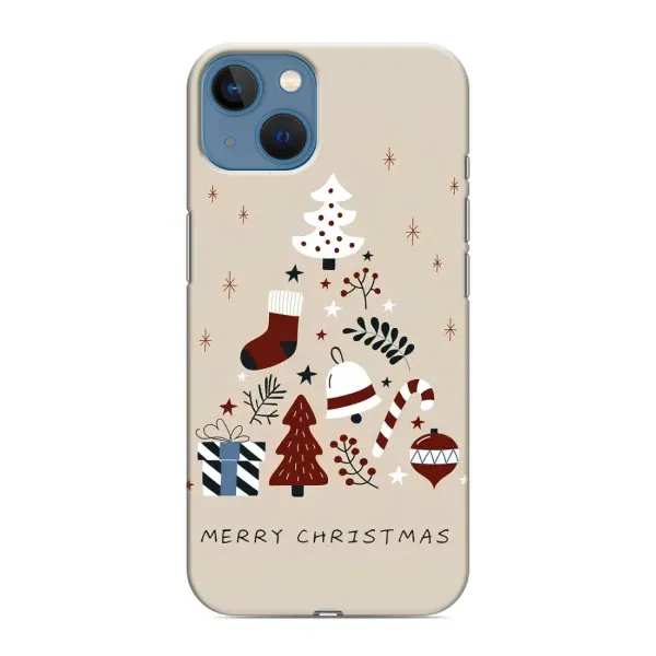 Чехол с рисунком «Merry Christmas» для iPhone 13 Mini Чехол с рисунком «Merry Christmas» для iPhone 13 Mini