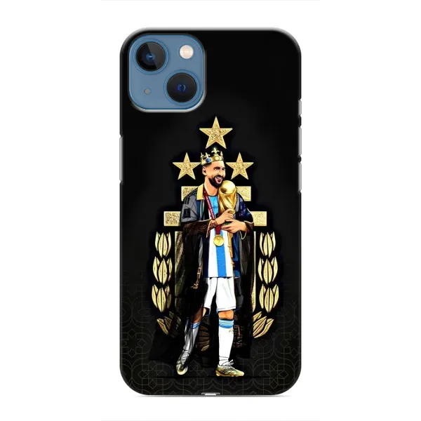 Чехол с рисунком «Месси король» для iPhone 13 Mini