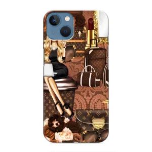 Чехол Стиль Louis Vuitton на iPhone 13 Mini (Мода Луи Виттон)