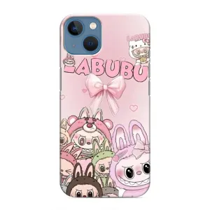 Чохол з принтом Лабубу для iPhone 13 Mini (Монстри Лабубу)