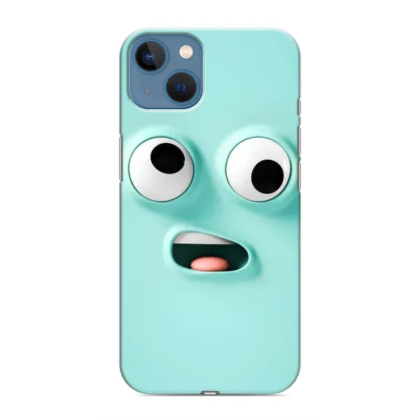 Чехол с рисунком «Забавное мятное лицо» для iPhone 13 Mini Чехол с рисунком «Забавное мятное лицо» для iPhone 13 Mini