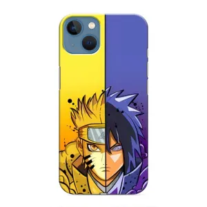 Купить Чехлы на телефон с принтом Anime для iPhone 13 Mini (Naruto Vs Sasuke)