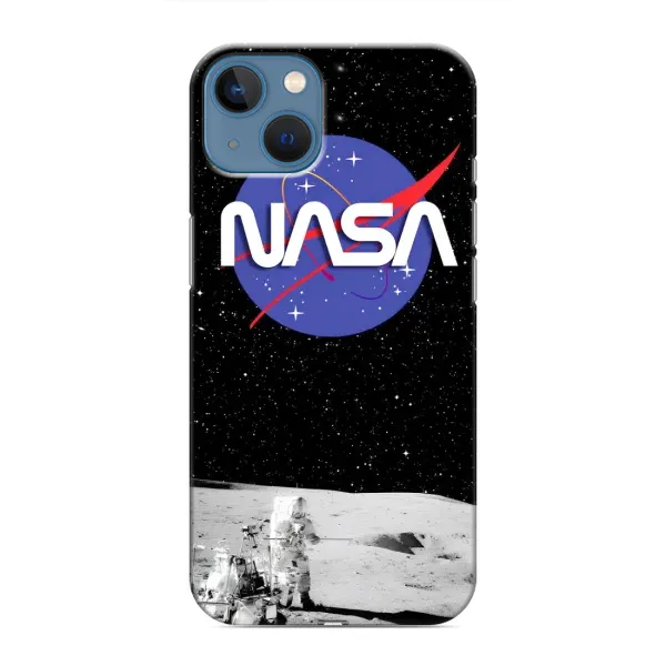 Чохол з малюнком «Nasa на місяці» для iPhone 13 Mini