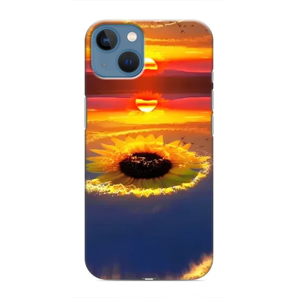 Чехол с рисунком «Небо подсолнух» для iPhone 13 Mini Чехол с рисунком «Небо подсолнух» для iPhone 13 Mini