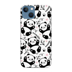 Чехлы с Пандами на iPhone 13 Mini (Пандочки)