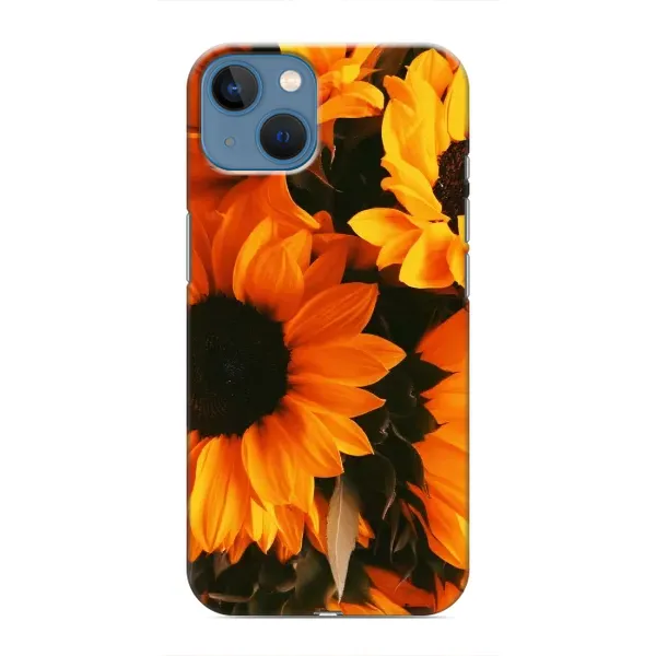 Чехол с рисунком «подсолнухи» для iPhone 13 Mini Чехол с рисунком «подсолнухи» для iPhone 13 Mini
