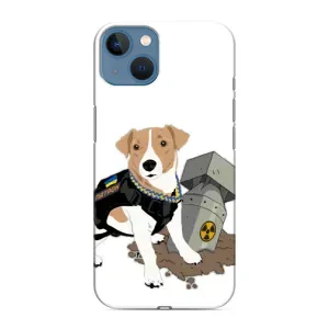 Чехол с принтом Собаки Патрон для iPhone 13 Mini (Пёс Патрон с ракетой)