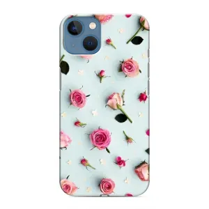 Чохли з принтом Троянд для iPhone 13 Mini (Різні квіти)