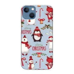 Чехол Санта Клаус для iPhone 13 Mini (Рождественский)