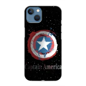 Чехол с Щитом Капитана Америки на iPhone 13 Mini (Щит Капитана)