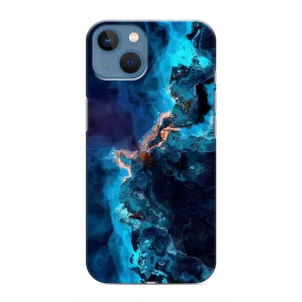 Чехол с рисунком «Синий мрамор» для iPhone 13 Mini Чехол с рисунком «Синий мрамор» для iPhone 13 Mini