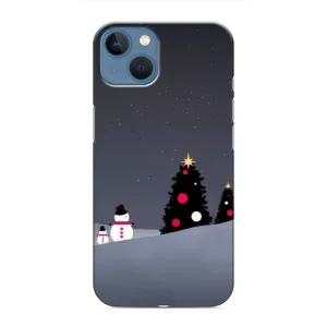 Чохли на Новий Рік iPhone 13 Mini (Сніговички)