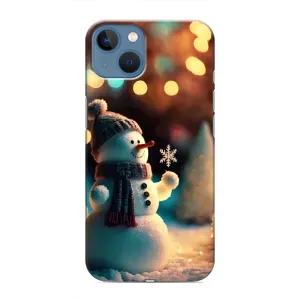 Чохли на Новий Рік iPhone 13 Mini (Сніговик святковий)