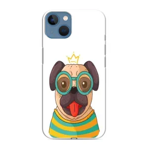 Бампер для iPhone 13 Mini с картинкой "Песики" (Собака Король)