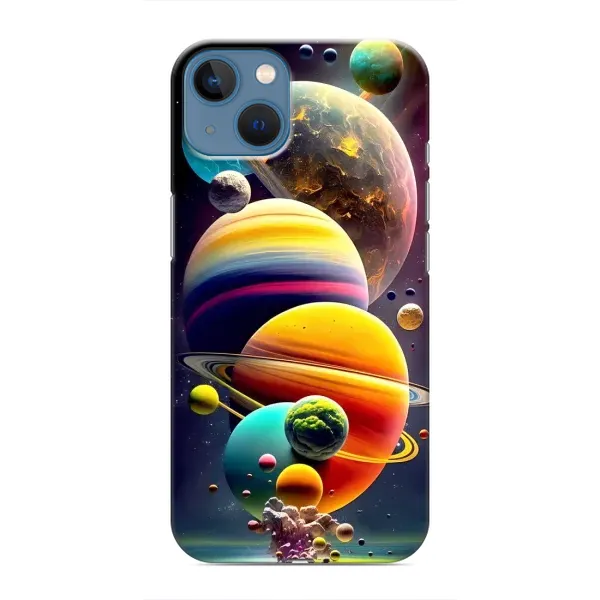 Чехол с рисунком «Солнечна система» для iPhone 13 Mini Чехол с рисунком «Солнечна система» для iPhone 13 Mini