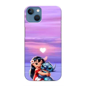 Чехол с рисунком Стич для iPhone 13 Mini (Стич и Лило)