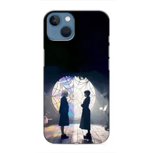 Чехлы с принтом Уэнсдей на iPhone 13 Mini (Уэнсдей и Энди)