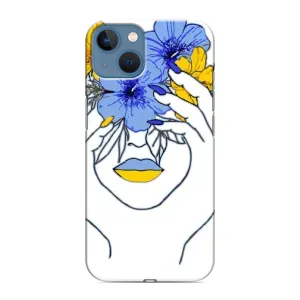 Чехол на iPhone 13 Mini Украинский дизайн (Украинка на всю голову)