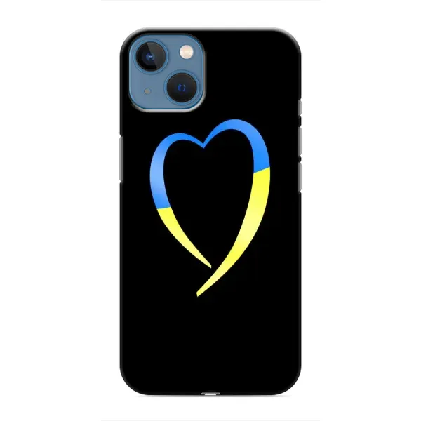 Чохол з малюнком «Українське серце» для iPhone 13 Mini Чохол з малюнком «Українське серце» для iPhone 13 Mini