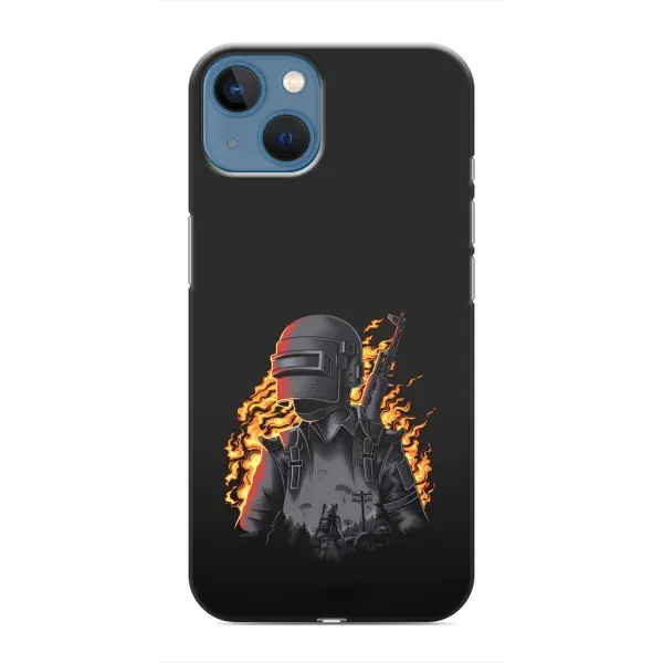 Чехол с рисунком «В огне» для iPhone 13 Mini Чехол с рисунком «В огне» для iPhone 13 Mini
