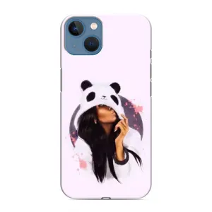 Чохол Стильні дівчата на iPhone 13 Mini (В піжамі)