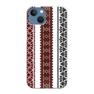 Силиконовый Чехол на iPhone 13 Mini с картинкой Вышиванки (Вышиваночки)