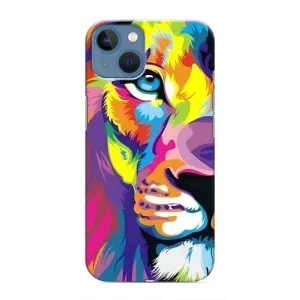 Чехол с картинкой на iPhone 13 Mini (Яркий Лев)
