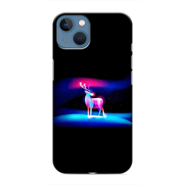 Чехол с рисунком «Яркий олень» для iPhone 13 Mini