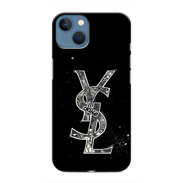 Чехол с рисунком «YSL» для iPhone 13 Mini