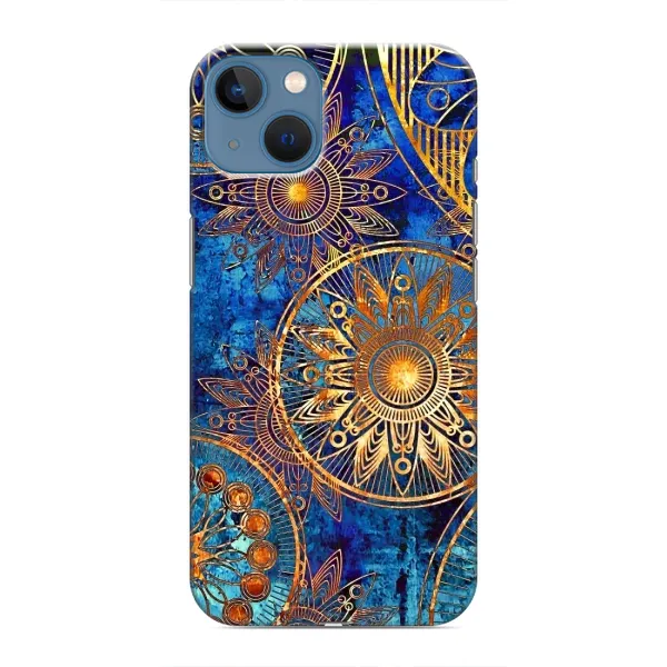 Чехол с рисунком «Золотые узоры» для iPhone 13 Mini