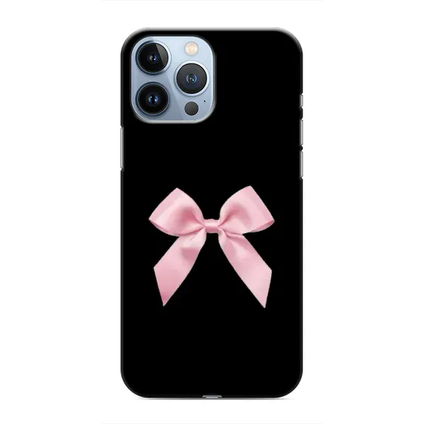 Чехол с рисунком «Бант на черном» для iPhone 13 Pro Max Чехол с рисунком «Бант на черном» для iPhone 13 Pro Max
