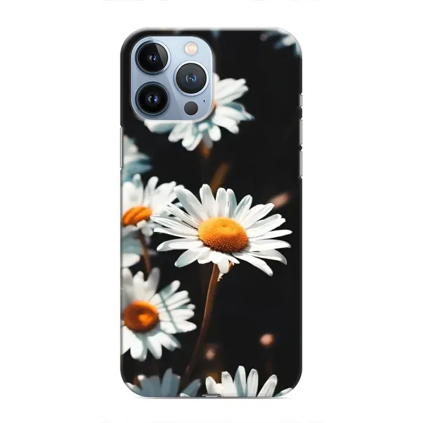 Чехол с рисунком «Белые ромашки» для iPhone 13 Pro Max Чехол с рисунком «Белые ромашки» для iPhone 13 Pro Max